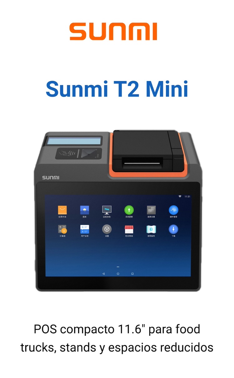 Terminal-Sunmi-T2-Mini